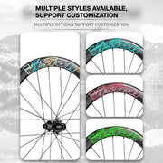 VISION METRON SL45 Wheel Decal Kit — Carbon Rim Wrap Stickers — Complete Wheelset + Spare Set - Detail 3