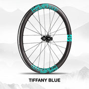 VISION METRON SL45 Wheel Decal Kit — Carbon Rim Wrap Stickers — Complete Wheelset + Spare Set - Detail 9