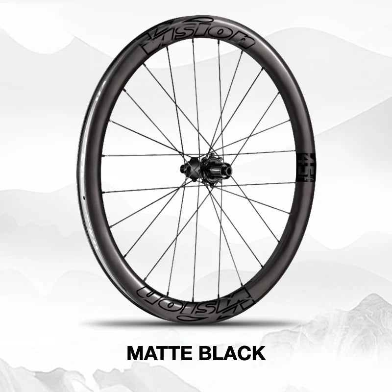 VISION METRON SL45 Wheel Decal Kit — Carbon Rim Wrap Stickers — Complete Wheelset + Spare Set - Detail 34