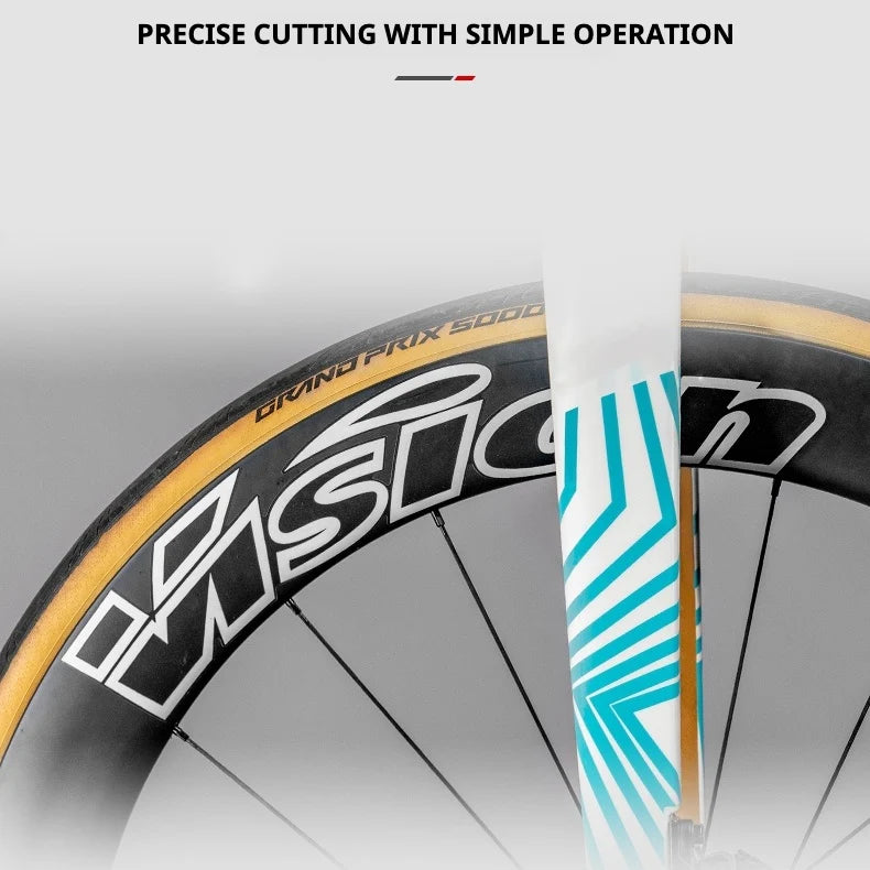 VISION METRON SL60 / SL45 Rim Decal Kit — 1-Wheel Set + 1 Spare Strip — Order 2 for Full Bike - Detail 2