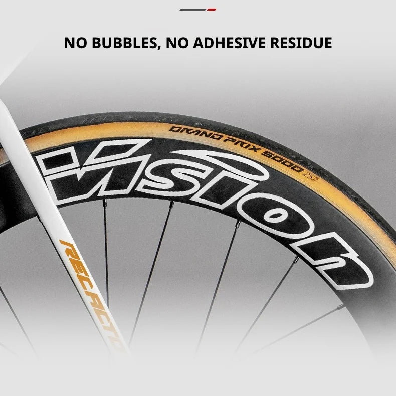 VISION METRON SL60 / SL45 Rim Decal Kit — 1-Wheel Set + 1 Spare Strip — Order 2 for Full Bike - Detail 3