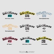 VISION METRON SL60 / SL45 Rim Decal Kit — 1-Wheel Set + 1 Spare Strip — Order 2 for Full Bike - Detail 7