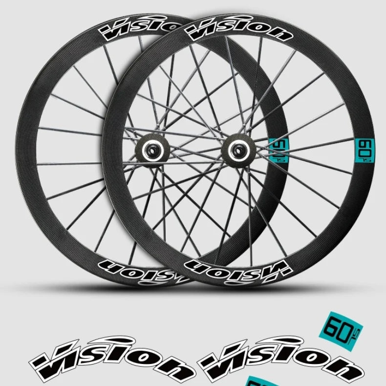 VISION METRON SL60 / SL45 Rim Decal Kit — 1-Wheel Set + 1 Spare Strip — Order 2 for Full Bike - Detail 9