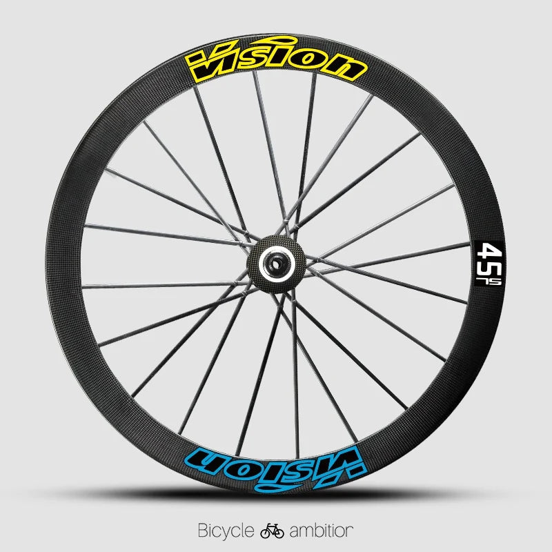 VISION METRON SL60 / SL45 Rim Decal Kit — 1-Wheel Set + 1 Spare Strip — Order 2 for Full Bike - Detail 11