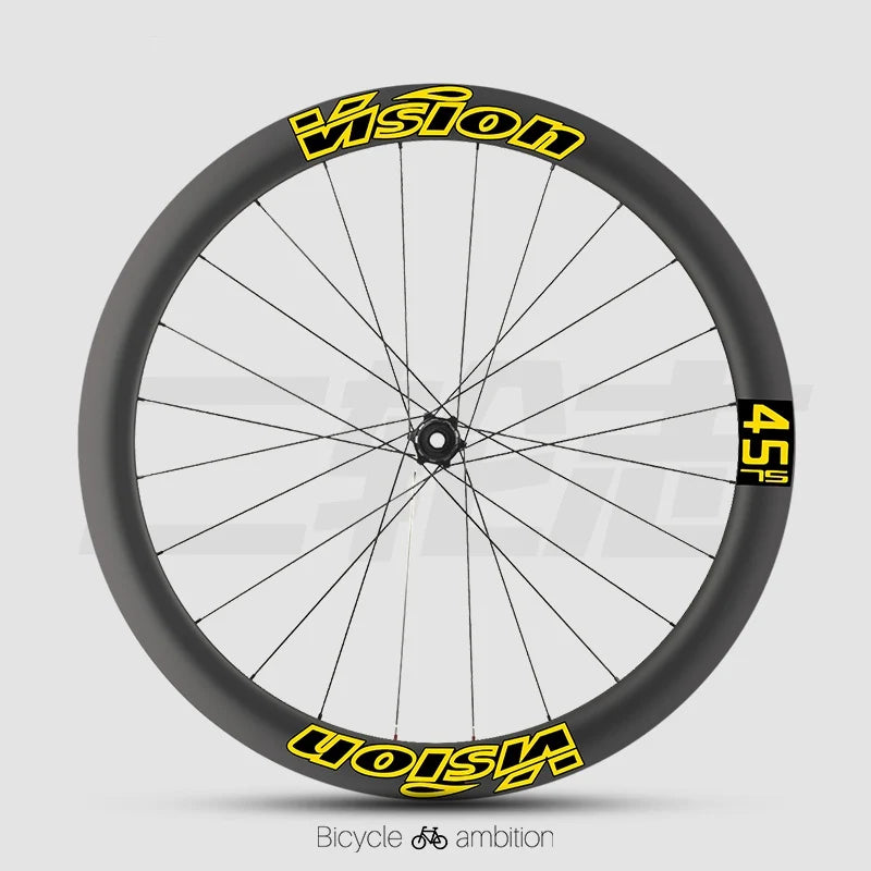 VISION METRON SL60 / SL45 Rim Decal Kit — 1-Wheel Set + 1 Spare Strip — Order 2 for Full Bike - Detail 13