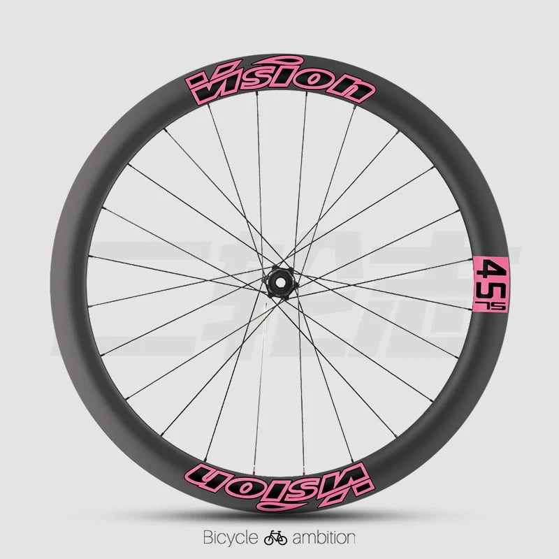 VISION METRON SL60 / SL45 Rim Decal Kit — 1-Wheel Set + 1 Spare Strip — Order 2 for Full Bike - Detail 14