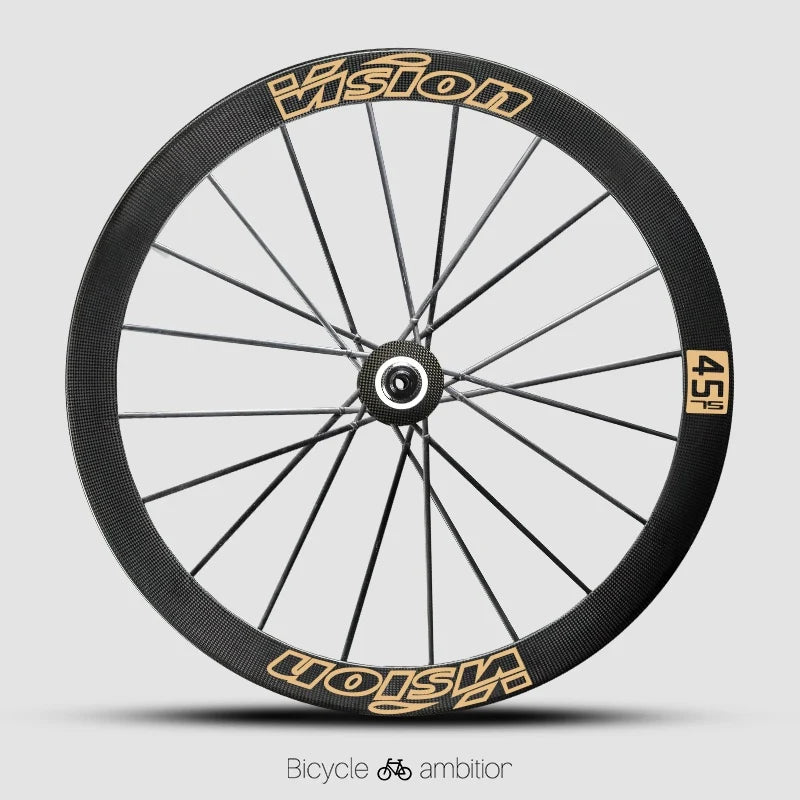 VISION METRON SL60 / SL45 Rim Decal Kit — 1-Wheel Set + 1 Spare Strip — Order 2 for Full Bike - Detail 15