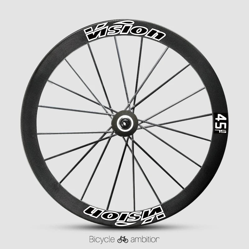 VISION METRON SL60 / SL45 Rim Decal Kit — 1-Wheel Set + 1 Spare Strip — Order 2 for Full Bike - Detail 16