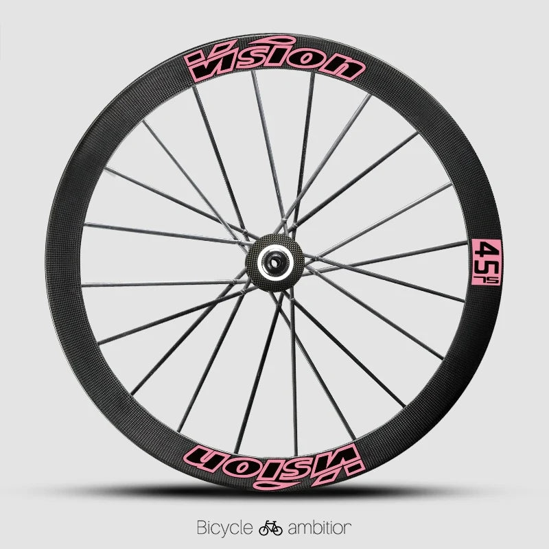 VISION METRON SL60 / SL45 Rim Decal Kit — 1-Wheel Set + 1 Spare Strip — Order 2 for Full Bike - Detail 18