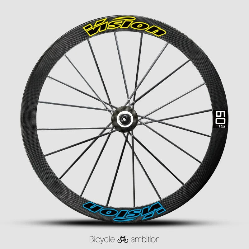 VISION METRON SL60 / SL45 Rim Decal Kit — 1-Wheel Set + 1 Spare Strip — Order 2 for Full Bike - Detail 20
