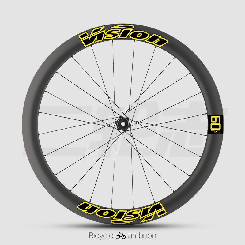 VISION METRON SL60 / SL45 Rim Decal Kit — 1-Wheel Set + 1 Spare Strip — Order 2 for Full Bike - Detail 22