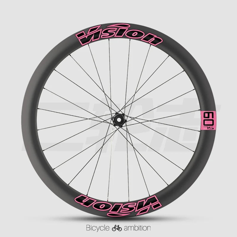 VISION METRON SL60 / SL45 Rim Decal Kit — 1-Wheel Set + 1 Spare Strip — Order 2 for Full Bike - Detail 23