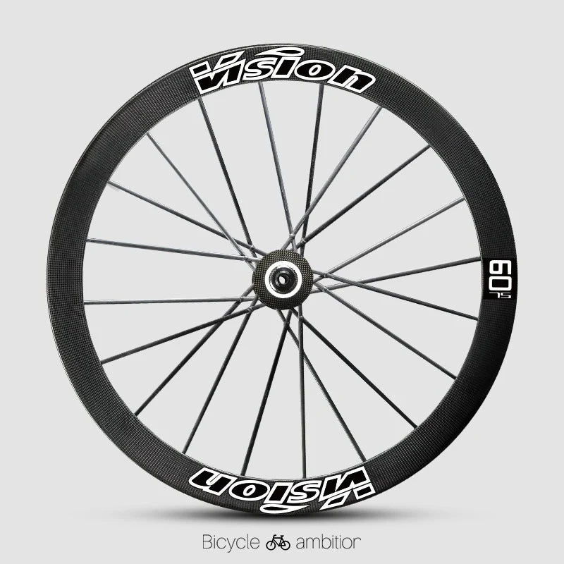 VISION METRON SL60 / SL45 Rim Decal Kit — 1-Wheel Set + 1 Spare Strip — Order 2 for Full Bike - Detail 25