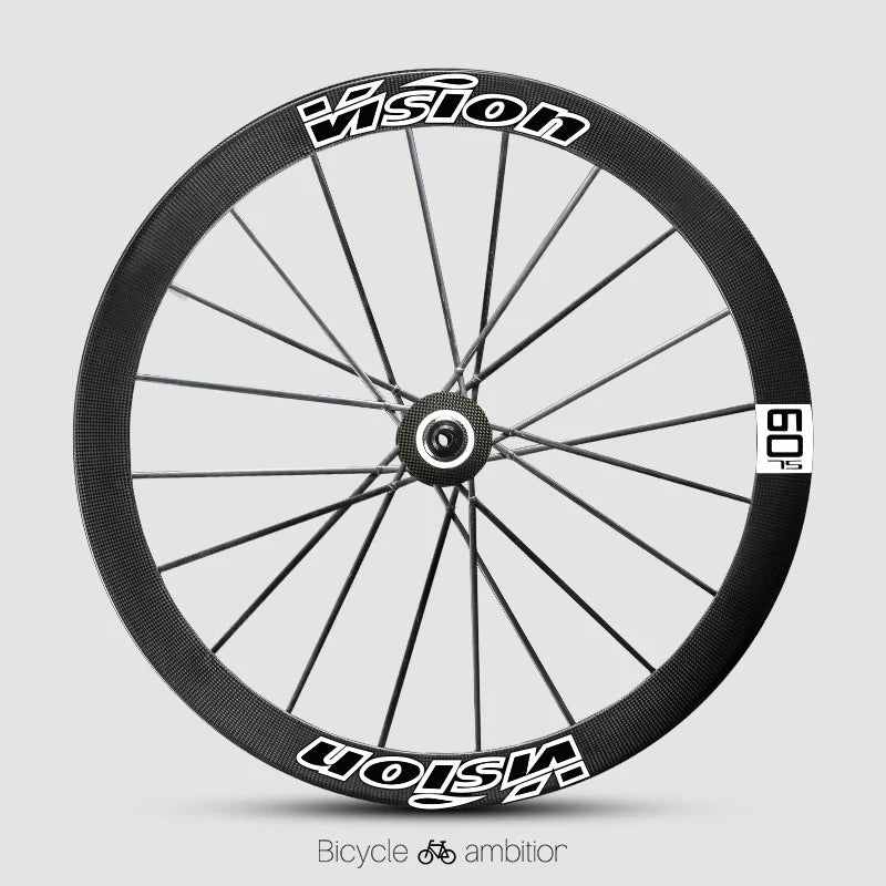VISION METRON SL60 / SL45 Rim Decal Kit — 1-Wheel Set + 1 Spare Strip — Order 2 for Full Bike - Detail 26