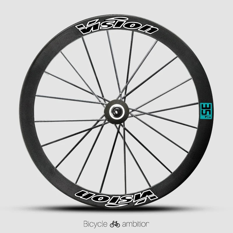 VISION METRON SL60 / SL45 Rim Decal Kit — 1-Wheel Set + 1 Spare Strip — Order 2 for Full Bike - Detail 32
