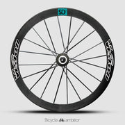 VISION METRON SL60 / SL45 Rim Decal Kit — 1-Wheel Set + 1 Spare Strip — Order 2 for Full Bike - Detail 34