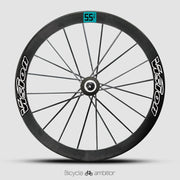 VISION METRON SL60 / SL45 Rim Decal Kit — 1-Wheel Set + 1 Spare Strip — Order 2 for Full Bike - Detail 35