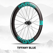 VISION METRON SL60 Wheel Decal Kit — Carbon Rim Wrap Stickers — Complete Wheelset + Spare Set - Detail 9