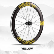 VISION METRON SL60 Wheel Decal Kit — Carbon Rim Wrap Stickers — Complete Wheelset + Spare Set - Detail 14