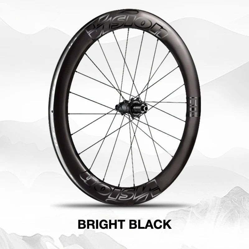 VISION METRON SL60 Wheel Decal Kit — Carbon Rim Wrap Stickers — Complete Wheelset + Spare Set - Detail 23
