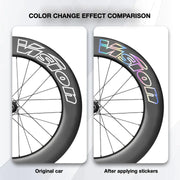 VISION METRON SL91 Single-Wheel Decal Kit — Aero Carbon Rim Graphics - Detail 2