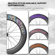 VISION METRON SL91 Single-Wheel Decal Kit — Aero Carbon Rim Graphics - Detail 5