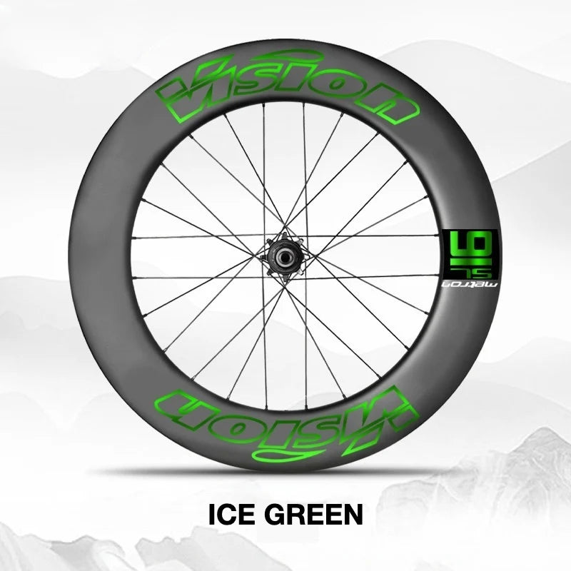 VISION METRON SL91 Single-Wheel Decal Kit — Aero Carbon Rim Graphics - Detail 7