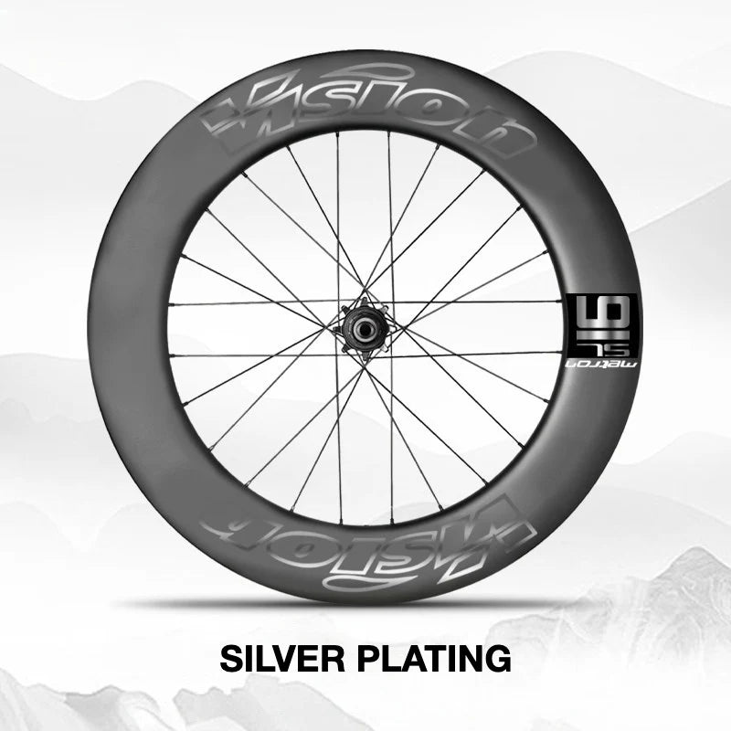 VISION METRON SL91 Single-Wheel Decal Kit — Aero Carbon Rim Graphics - Detail 13