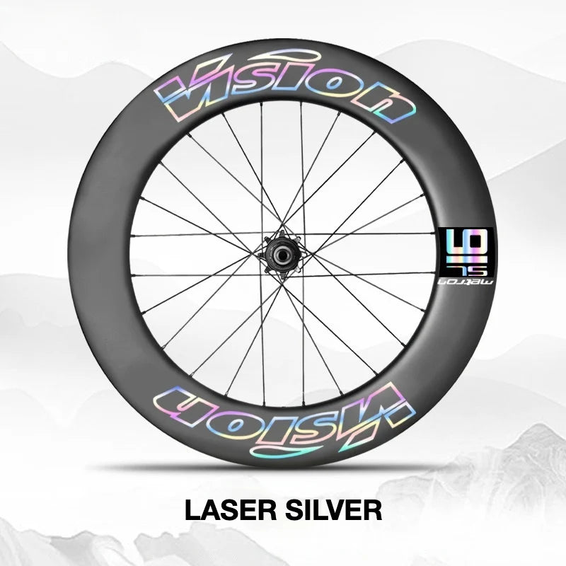 VISION METRON SL91 Single-Wheel Decal Kit — Aero Carbon Rim Graphics - Detail 23