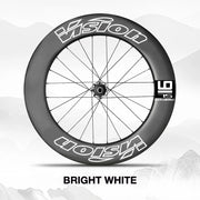 VISION METRON SL91 Single-Wheel Decal Kit — Aero Carbon Rim Graphics - Detail 25