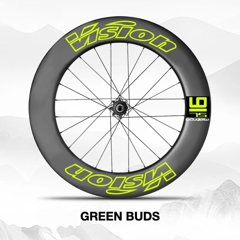VISION METRON SL91 Single-Wheel Decal Kit — Aero Carbon Rim Graphics - Detail 28