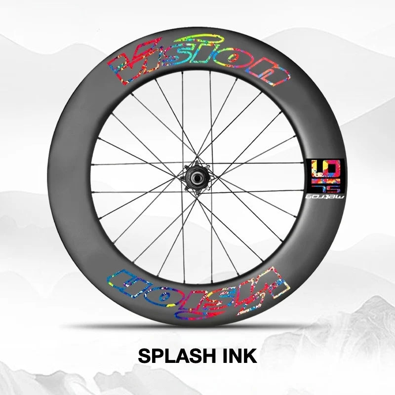 VISION METRON SL91 Single-Wheel Decal Kit — Aero Carbon Rim Graphics - Detail 29