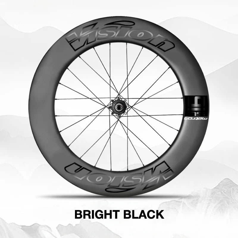 VISION METRON SL91 Single-Wheel Decal Kit — Aero Carbon Rim Graphics - Detail 30