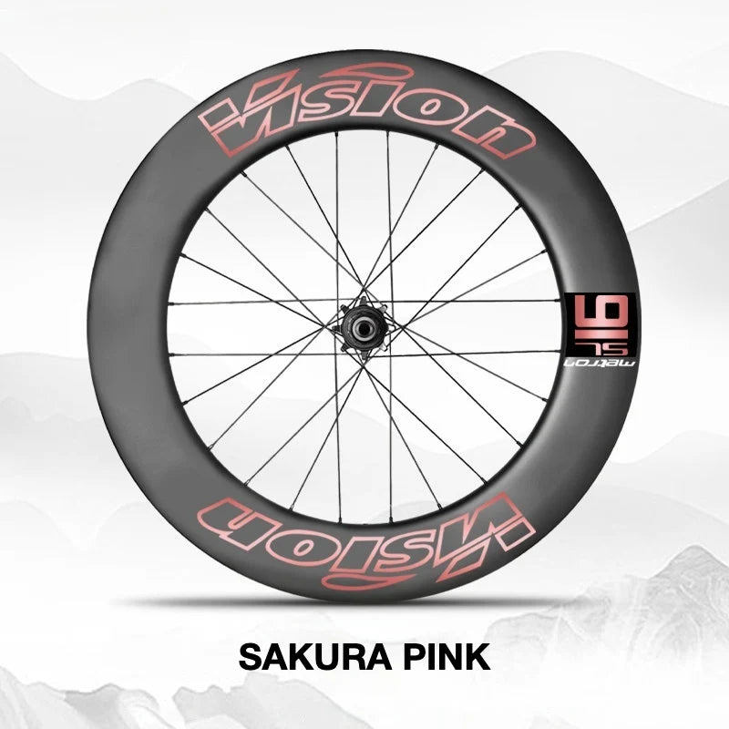 VISION METRON SL91 Single-Wheel Decal Kit — Aero Carbon Rim Graphics - Detail 31