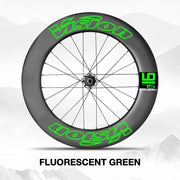 VISION METRON SL91 Single-Wheel Decal Kit — Aero Carbon Rim Graphics - Detail 33