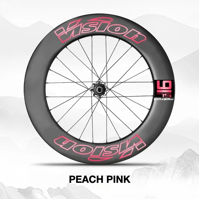 VISION METRON SL91 Single-Wheel Decal Kit — Aero Carbon Rim Graphics - Detail 34
