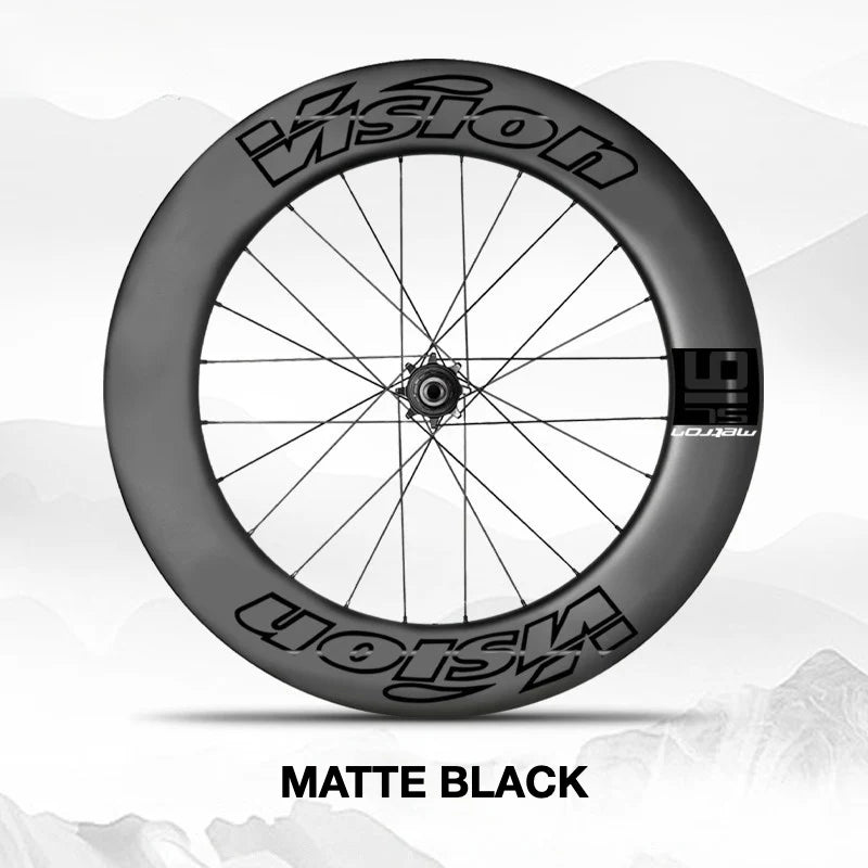 VISION METRON SL91 Single-Wheel Decal Kit — Aero Carbon Rim Graphics - Detail 35