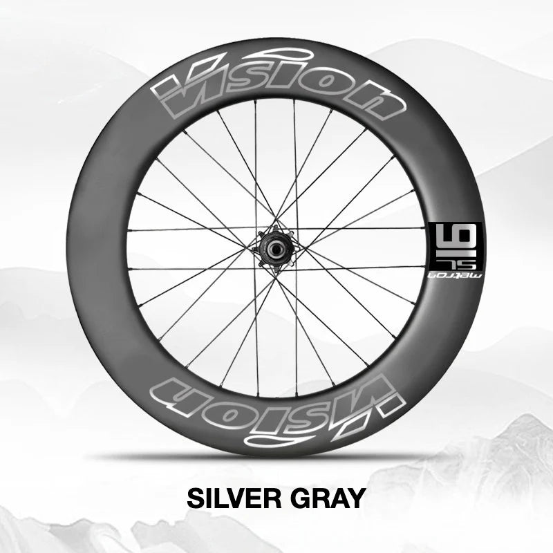 VISION METRON SL91 Single-Wheel Decal Kit — Aero Carbon Rim Graphics - Detail 37