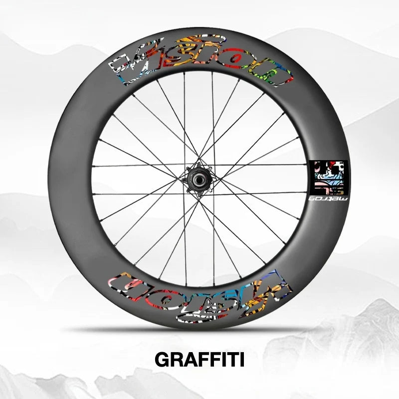 VISION METRON SL91 Single-Wheel Decal Kit — Aero Carbon Rim Graphics - Detail 38