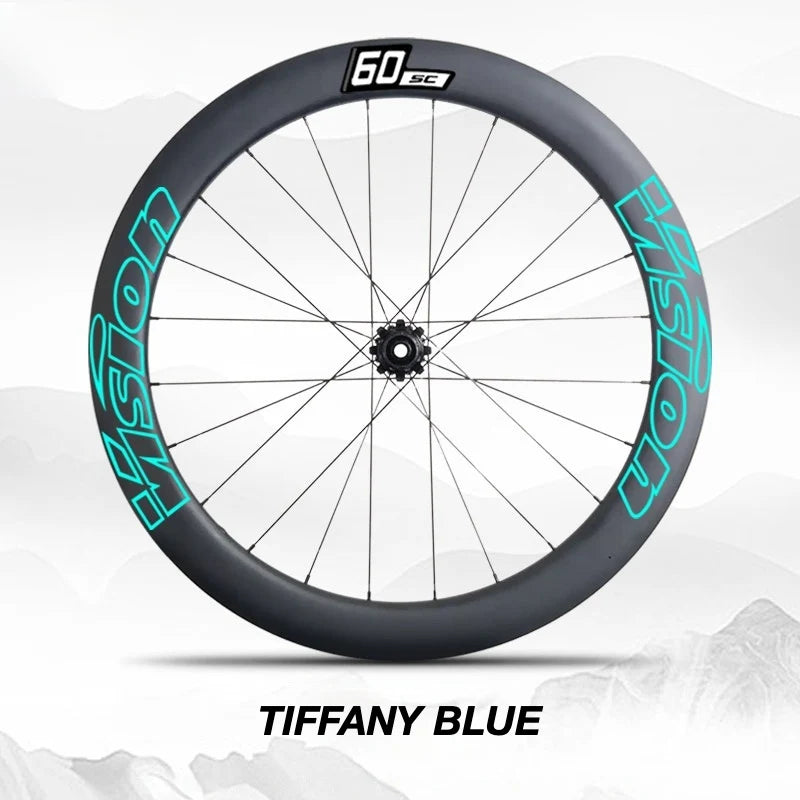 VISION SC60 Wheel Decal Kit — Carbon Rim Wrap Stickers — Complete Wheelset + Spare Set - Detail 5