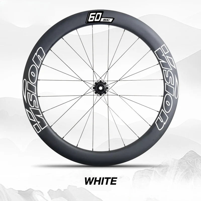 VISION SC60 Wheel Decal Kit — Carbon Rim Wrap Stickers — Complete Wheelset + Spare Set - Detail 6