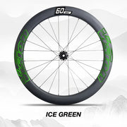 VISION SC60 Wheel Decal Kit — Carbon Rim Wrap Stickers — Complete Wheelset + Spare Set - Detail 7