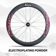 VISION SC60 Wheel Decal Kit — Carbon Rim Wrap Stickers — Complete Wheelset + Spare Set - Detail 10
