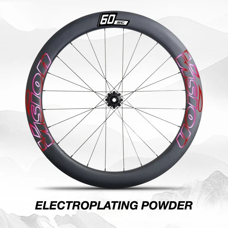 VISION SC60 Wheel Decal Kit — Carbon Rim Wrap Stickers — Complete Wheelset + Spare Set - Detail 10