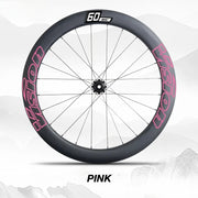 VISION SC60 Wheel Decal Kit — Carbon Rim Wrap Stickers — Complete Wheelset + Spare Set - Detail 13