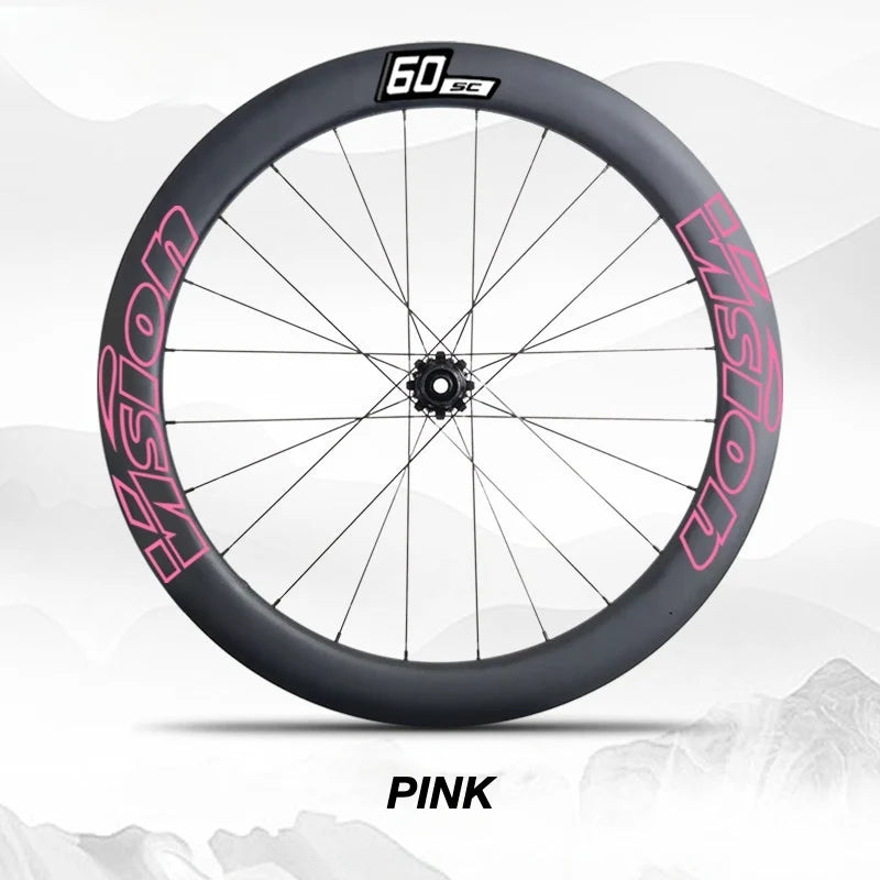 VISION SC60 Wheel Decal Kit — Carbon Rim Wrap Stickers — Complete Wheelset + Spare Set - Detail 13