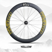 VISION SC60 Wheel Decal Kit — Carbon Rim Wrap Stickers — Complete Wheelset + Spare Set - Detail 14