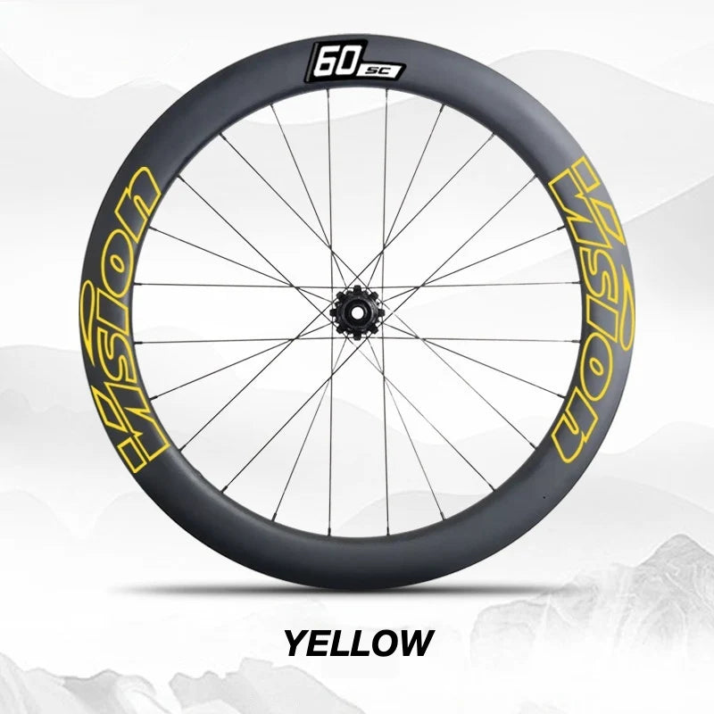 VISION SC60 Wheel Decal Kit — Carbon Rim Wrap Stickers — Complete Wheelset + Spare Set - Detail 14
