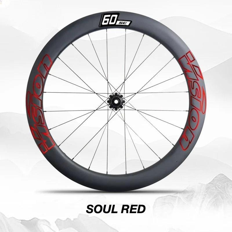 VISION SC60 Wheel Decal Kit — Carbon Rim Wrap Stickers — Complete Wheelset + Spare Set - Detail 15