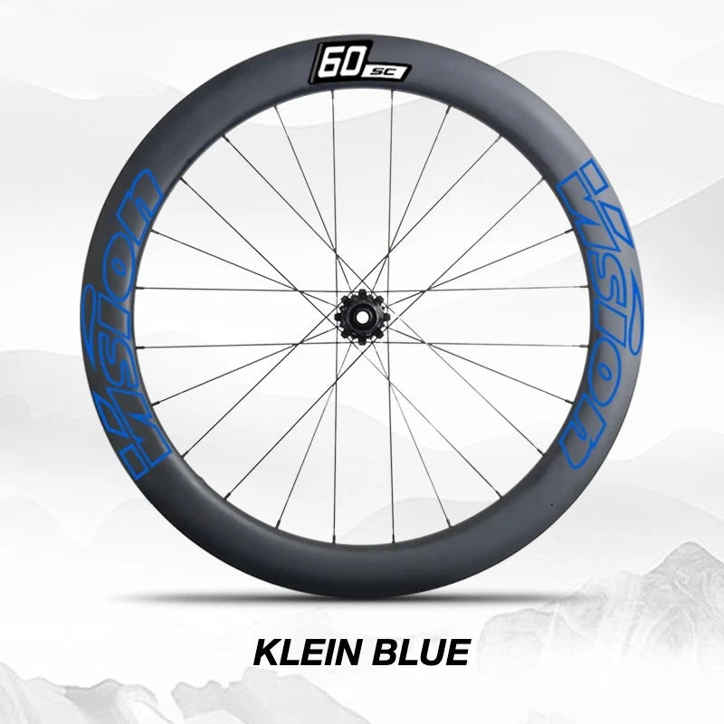 VISION SC60 Wheel Decal Kit — Carbon Rim Wrap Stickers — Complete Wheelset + Spare Set - Detail 19